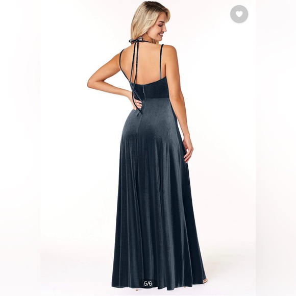 Azazie Sora Velvet Dress - Picture 2 of 2